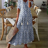 Luna | Robe midi boho décontractée