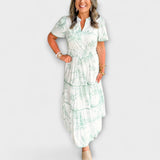 Eliza - Zeitloses Toile Maxi-Kleid