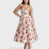 Mélie – Leichtes Sommerkleid mit Korsett-Detail