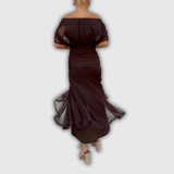 Florendra | Robe longue à fleurs avec décolleté en V