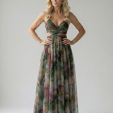 Isel | Soft Wrap Maxi Kleid