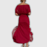 Florendra | Robe longue à fleurs avec décolleté en V