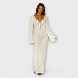 Anne - Weißes Luna Strandkleid