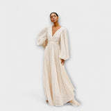 Elsa - Robe Maxi Crème de Allegory