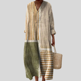 Flatterndes Bedrucktes Sommerkleid