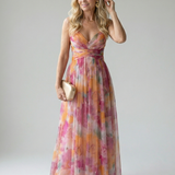 Isel | Soft Wrap Maxi Kleid