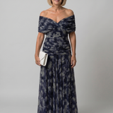 Calen | Off-Shoulder Midi-Kleid