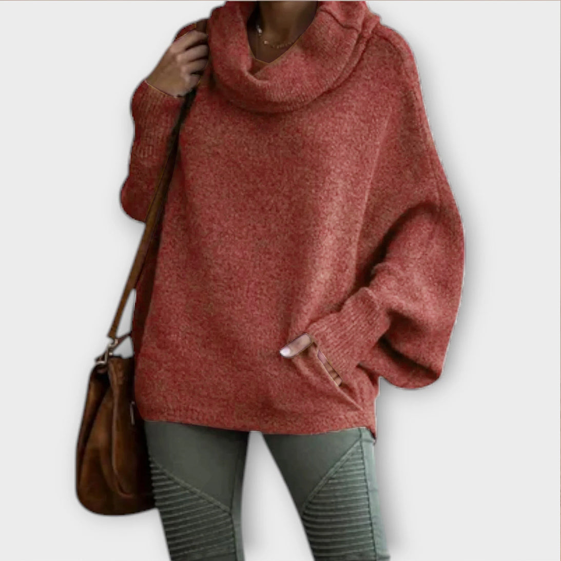Ulrike - Eleganter Damenpullover in Schildpatt