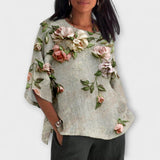 Amelia - Top mit Blumendruck