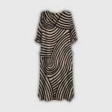 Heidi™ | Robe boho avec motif graphique en vagues