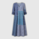 Vreni™ | Robe boho en patchwork rétro