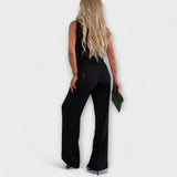 Wilhelmina - Ensemble élégant sans manches avec top et pantalon