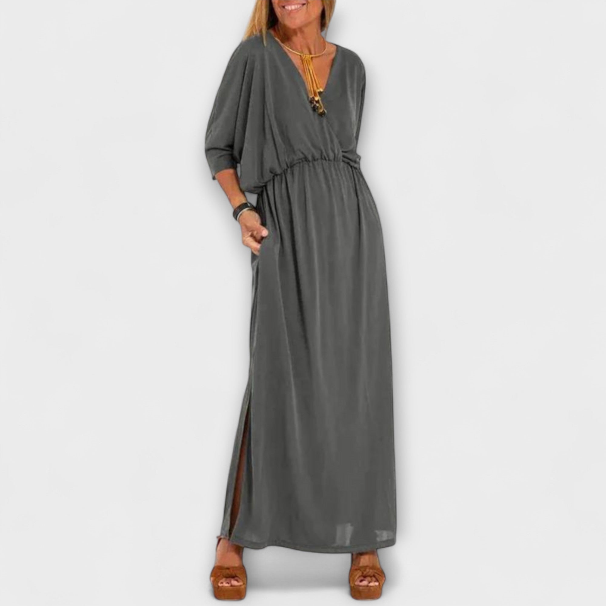 Lani - Retro-Maxikleid