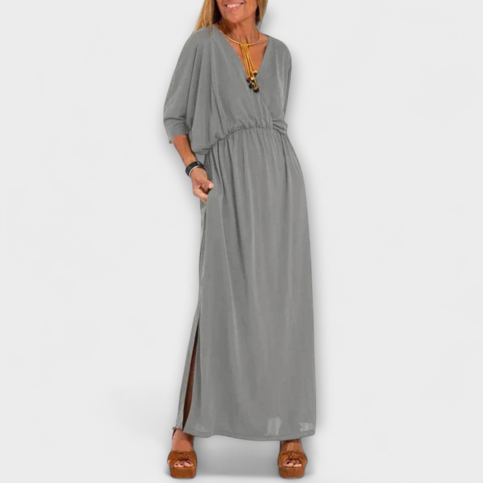 Lani - Retro-Maxikleid