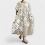 Olivia - Robe élégante à motifs floraux