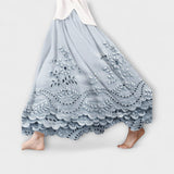 Luna – Jupe Maxi Boho avec Broderie