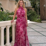 Avien | Weiches Halfter Midi-Kleid