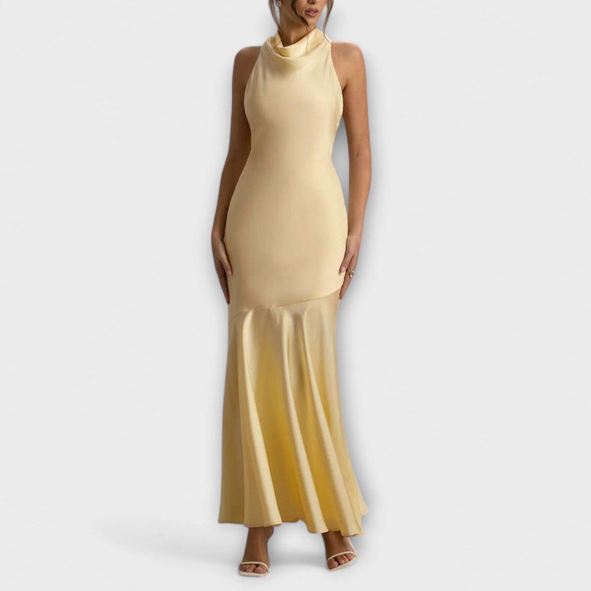 Lennon - Elegantes Maxikleid aus Satin