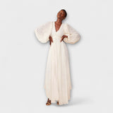 Elsa - Robe Maxi Crème de Allegory