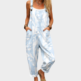 Bequemer Bedruckter Jumpsuit