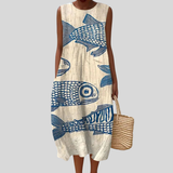 Fließendes und bequemes Kleid