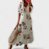 Anna – Robe d'été bohémienne pour femmes avec silhouette fluide
