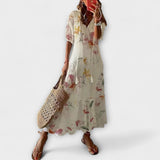 Anna – Robe d'été bohémienne pour femmes avec silhouette fluide