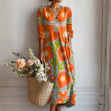 Hanni™ | Robe Boho avec de grandes fleurs