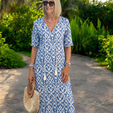Luna | Lässiges Boho-Midi-Kleid