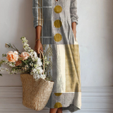 Liseli™ | Robe Boho avec patchwork et pois