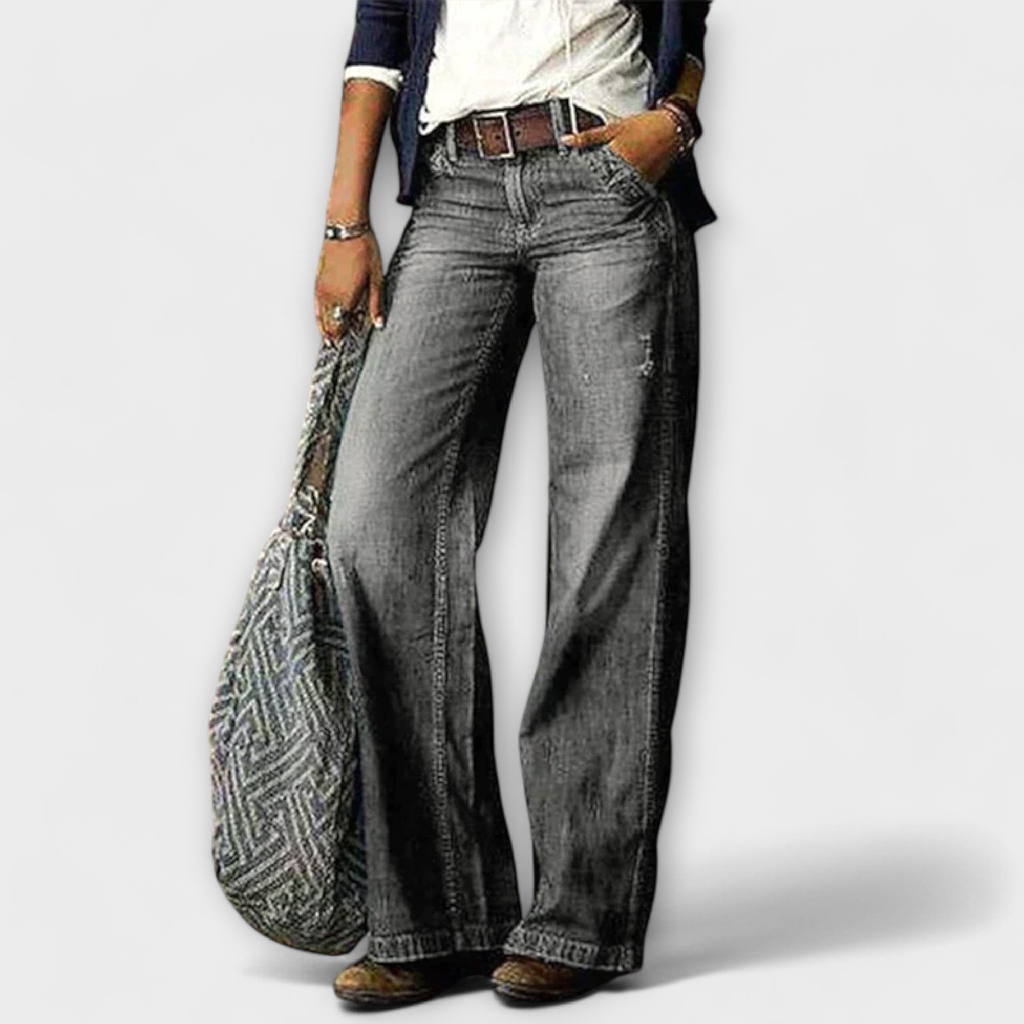 Cess - Denim-Hose mit weitem Bein