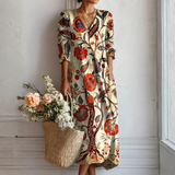 Theresa™ | Robe boho avec motif floral