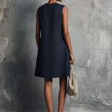 Minikleid Damen Minimalistischer Professioneller Stil