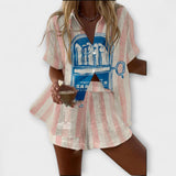 Ana - Tenue d'été avec motif sardines