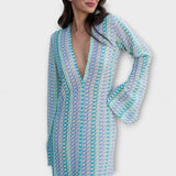 Elina – Robe maxi avec décolleté en V et ambiance de vacances