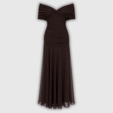 Florendra | Robe longue à fleurs avec décolleté en V
