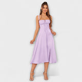 Hope - Rüschentop Kleid mit Schlitzdetail
