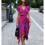 Amélia - Midi-Kleid mit Blumenmuster