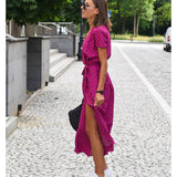 Amélia - Midi-Kleid mit Blumenmuster