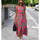 Amélia - Midi-Kleid mit Blumenmuster