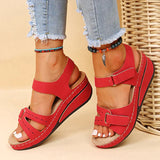 Sandy Bequeme Orthopädische Sandalen mit Keil