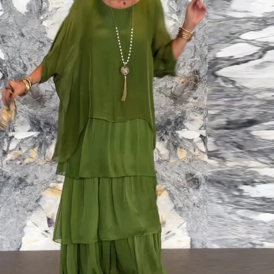 Lara – Elegantes, langes und luftiges Kleid