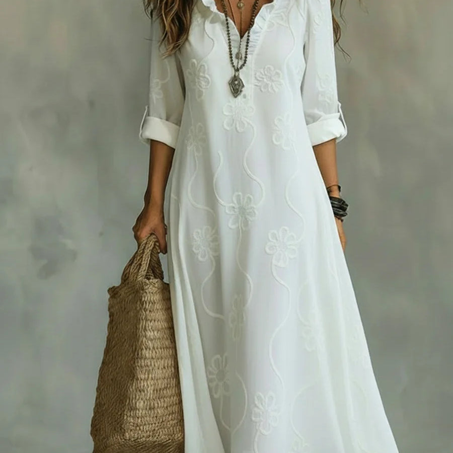 Sommerlange Blütenkleid Sienna