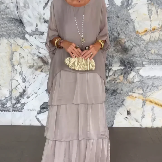 Lara – Elegantes, langes und luftiges Kleid