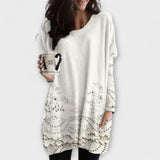 Riley – Bedruckter Pullover Mit Stickerei