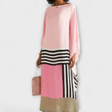 Elenora - Locker geschnittener geometrischer Kaftan