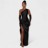 One Shoulder Maxikleid