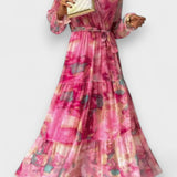 Luísa - Blumenkleid zum Wickeln