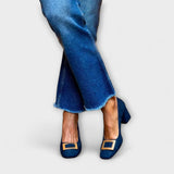 Karen - Talons bleus marine massifs