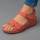 Sandy Bequeme Orthopädische Sandalen mit Keil